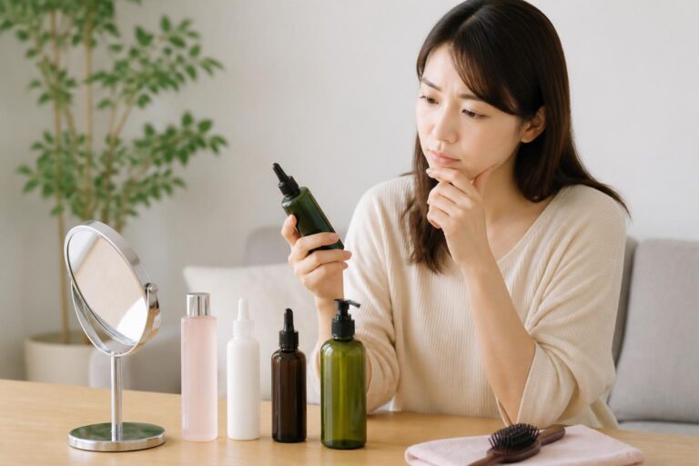 女性の髪の毛が細くなる原因は？